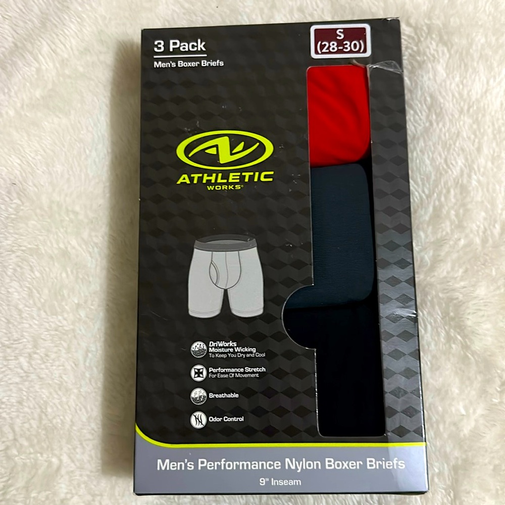 Athletic Works 3 Pack Men’s Boxer Briefs
3 colors